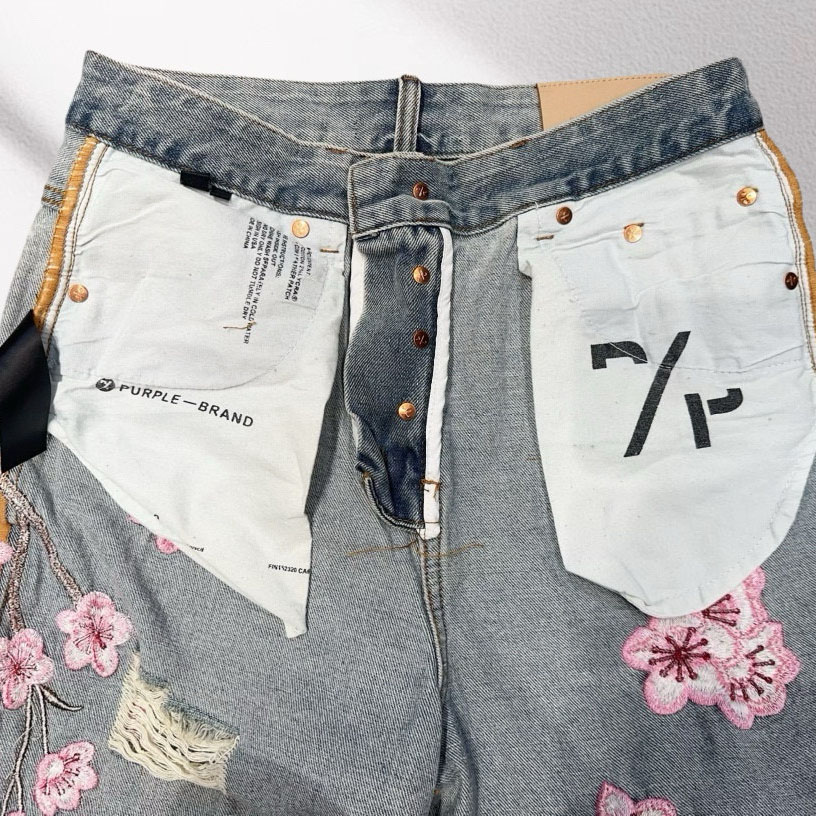 Purple-Brand Denim Shorts    1365 - PerfectKickZ