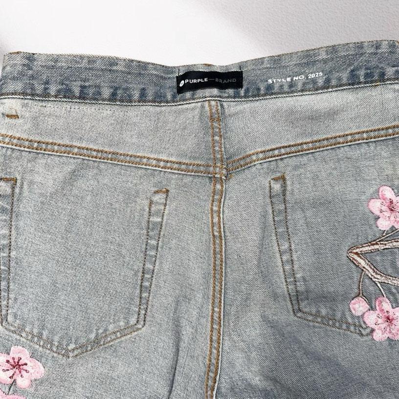 Purple-Brand Denim Shorts    1365 - PerfectKickZ