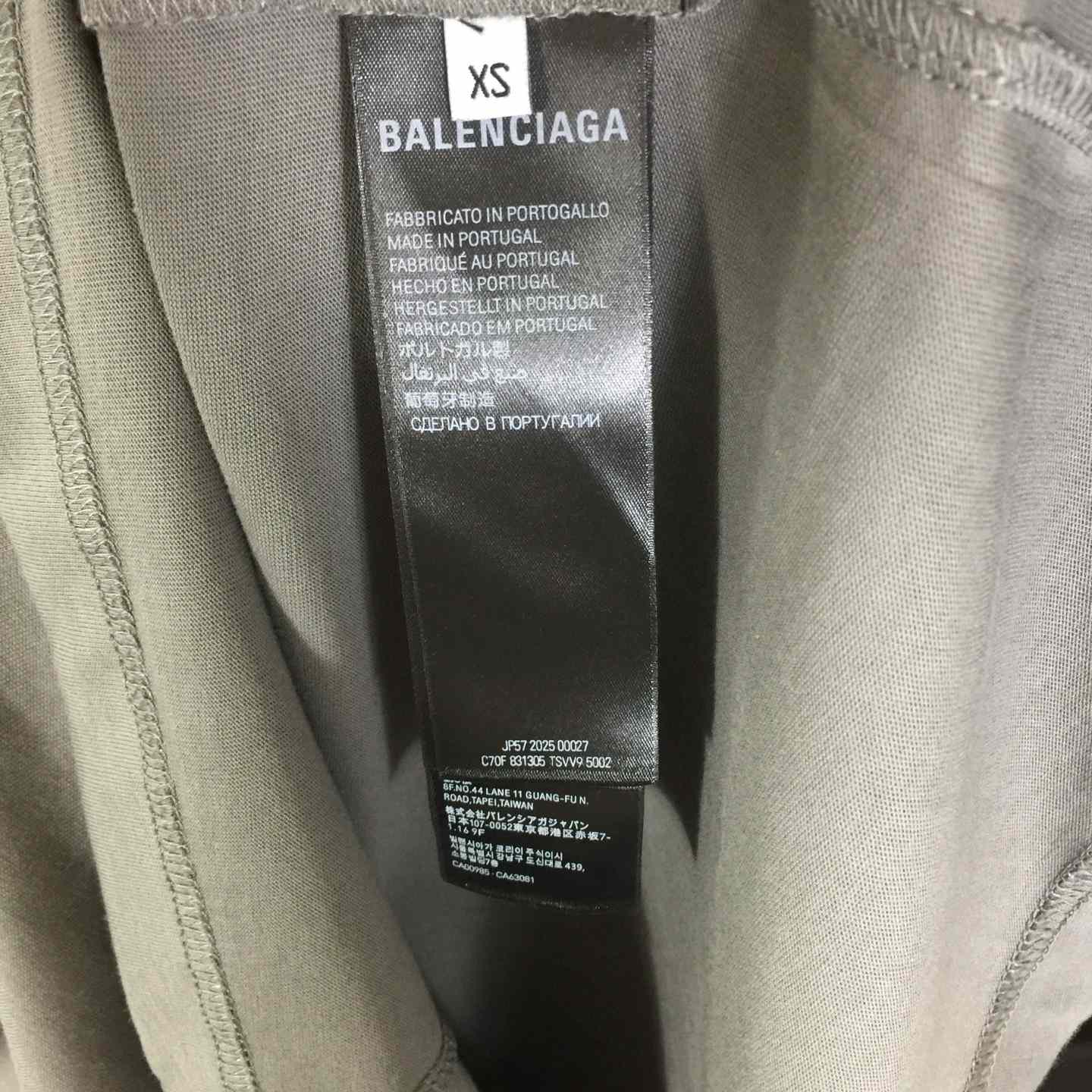 Balenciaga New Balenciaga Back T-Shirt Medium Fit - PerfectKickZ