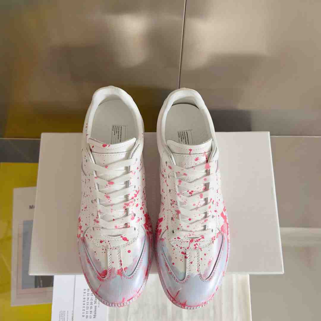 Maison Margiela Replica 'Paint Splatter - White Red' - PerfectKickZ