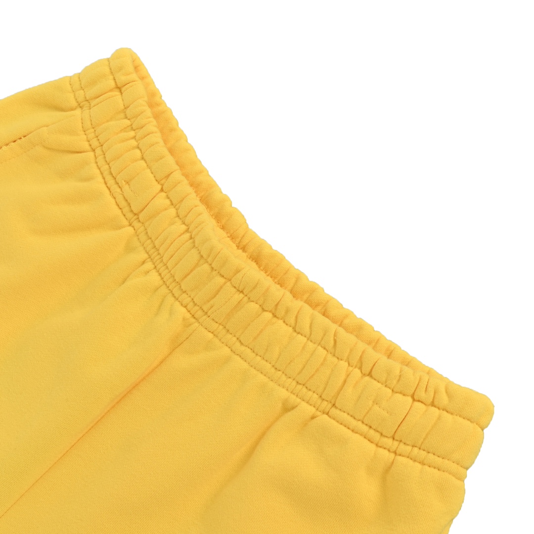 Balenciaga Sweat Shorts 'Faded Yellow' - PerfectKickZ