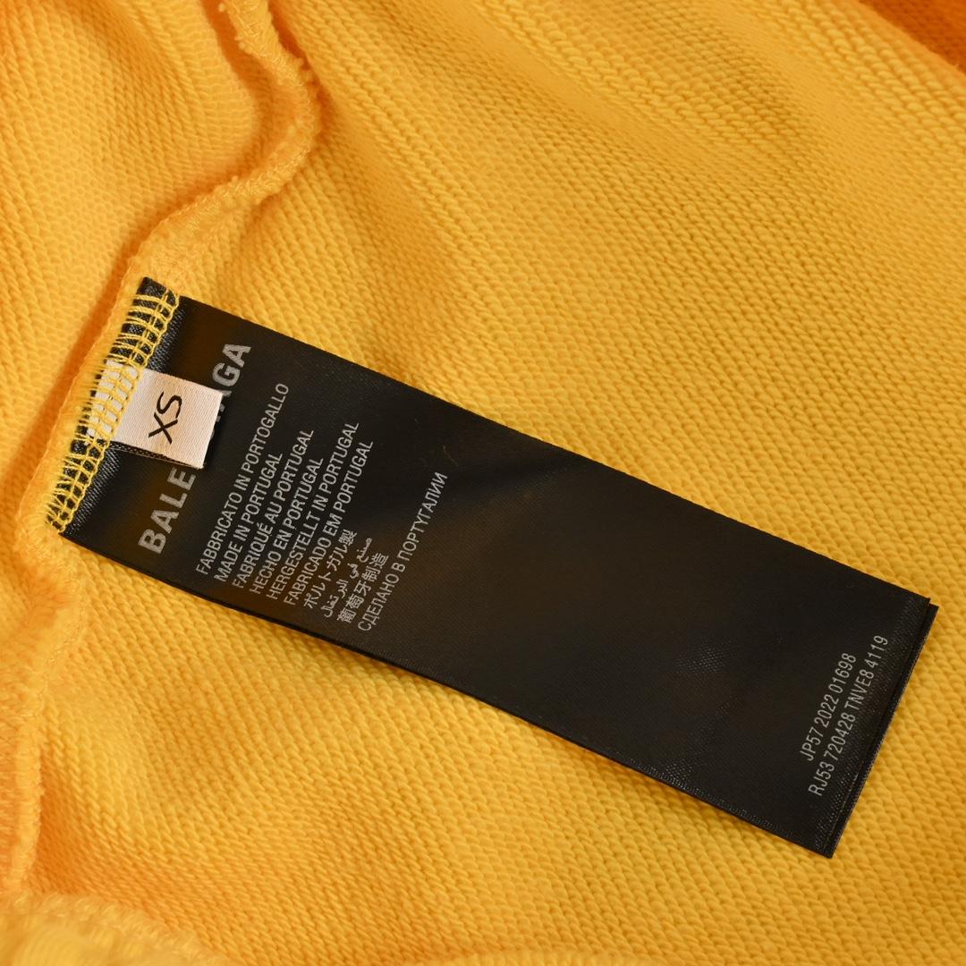 Balenciaga Sweat Shorts 'Faded Yellow' - PerfectKickZ