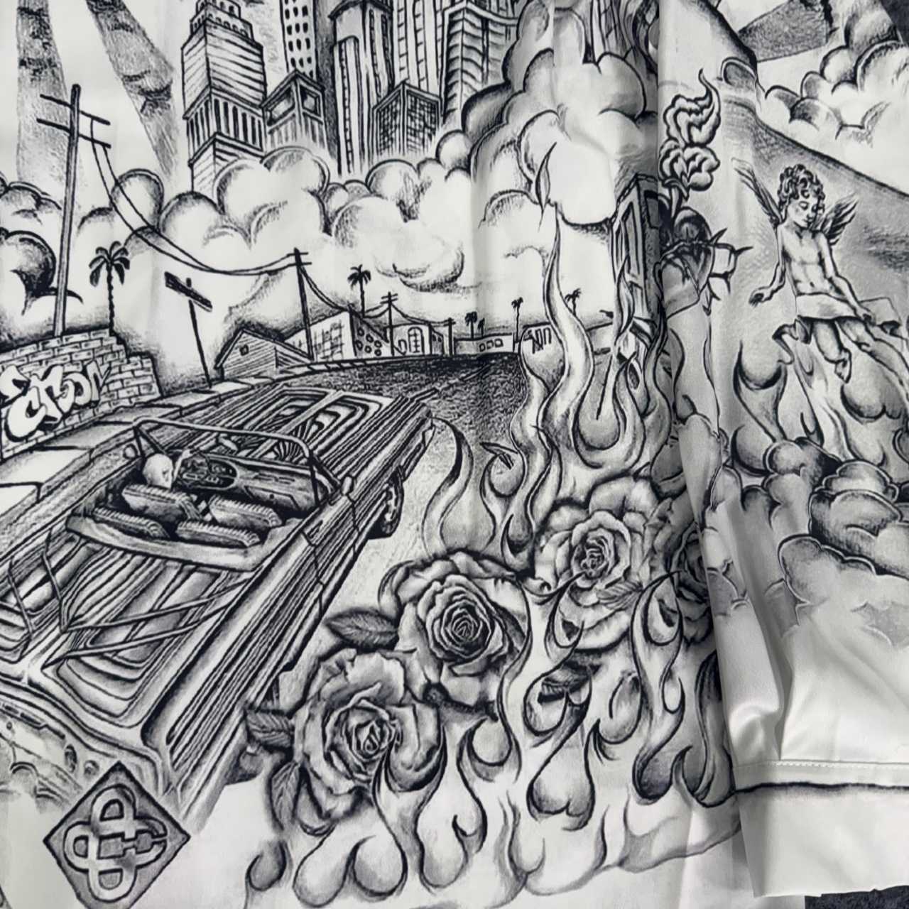 Casablanca Graphic-print Shirt - PerfectKickZ