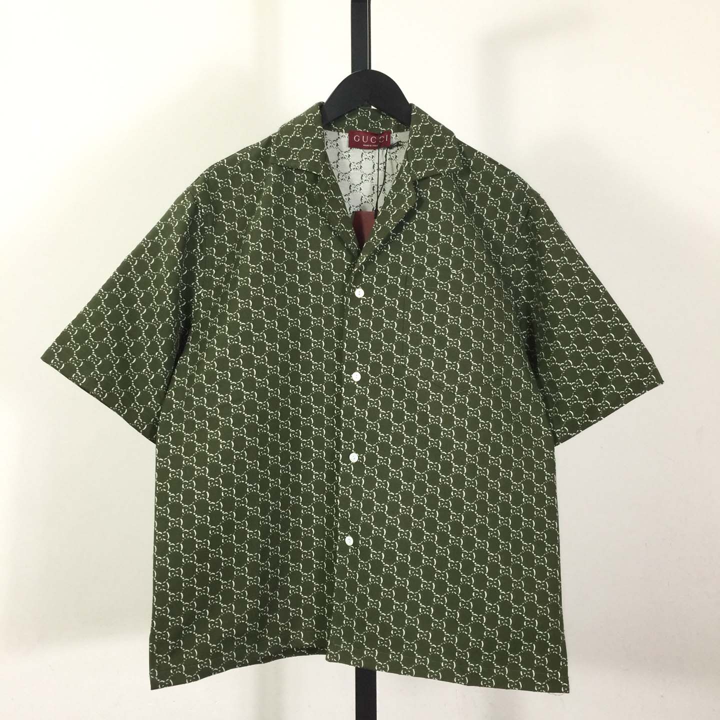 Gucci GG Linen Blend Canvas Shirt - PerfectKickZ