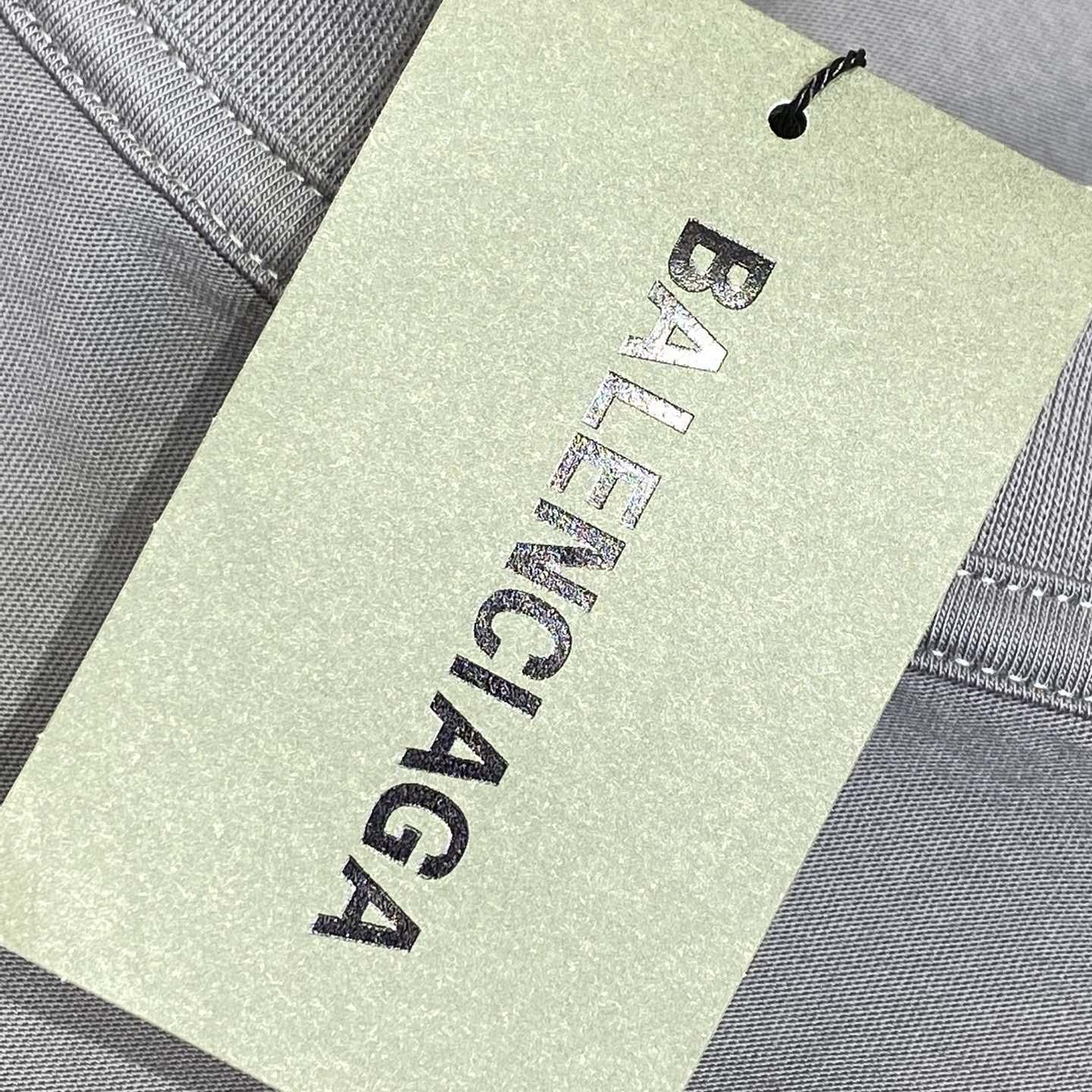 Balenciaga Human Being Shifted T-Shirt In Dark Grey - PerfectKickZ