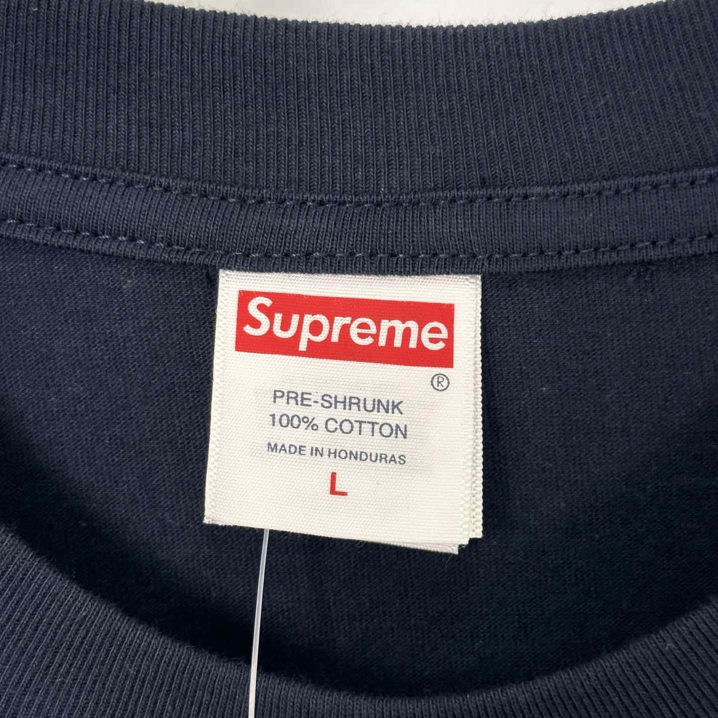 Supreme Damien Hirst Tee Navy - PerfectKickZ