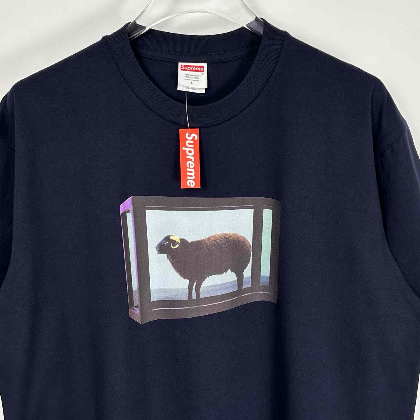 Supreme Damien Hirst Tee Navy - PerfectKickZ