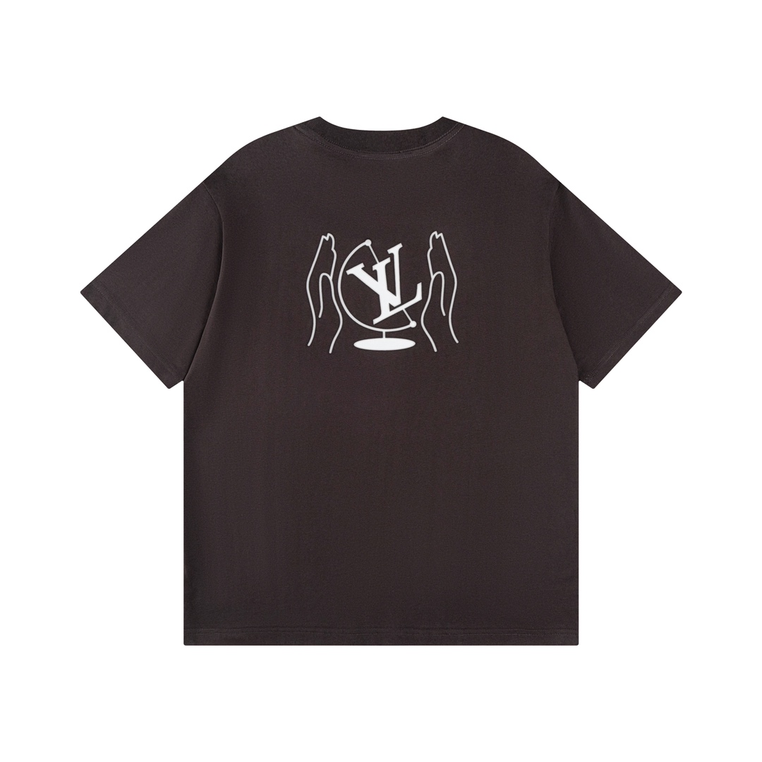Louis Vuitton Washed Printed Cotton T-Shirt - PerfectKickZ