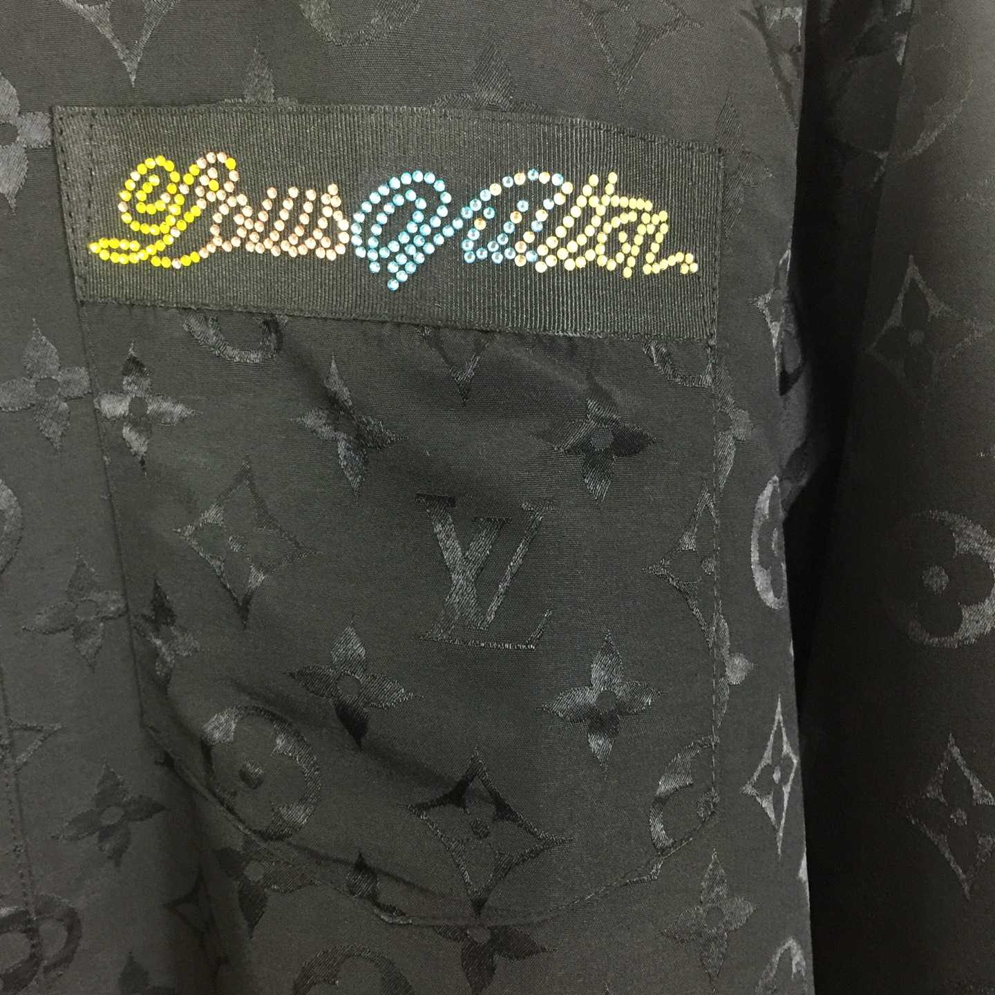Louis Vuitton Monogram Moire Jacquard Silk Overshirt  1AGTGQ - PerfectKickZ