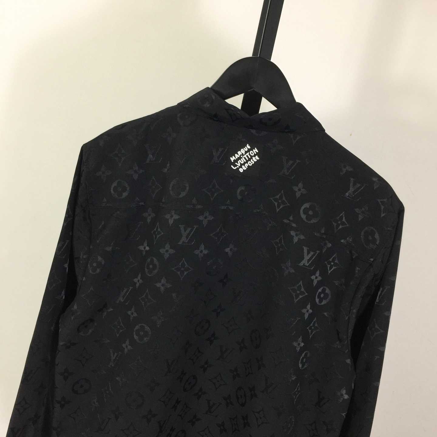 Louis Vuitton Monogram Moire Jacquard Silk Overshirt  1AGTGQ - PerfectKickZ