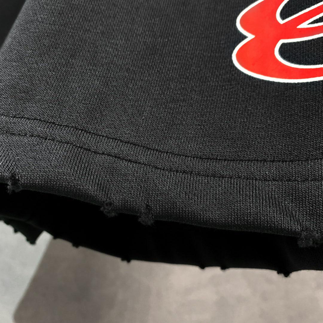 Balenciaga Cotton Logo Shorts - PerfectKickZ