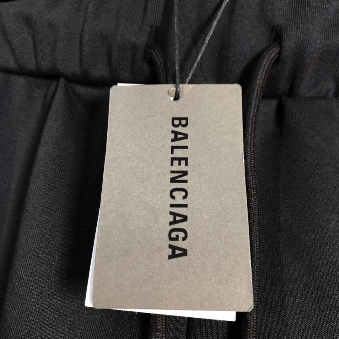Balenciaga Cotton Logo Shorts - PerfectKickZ