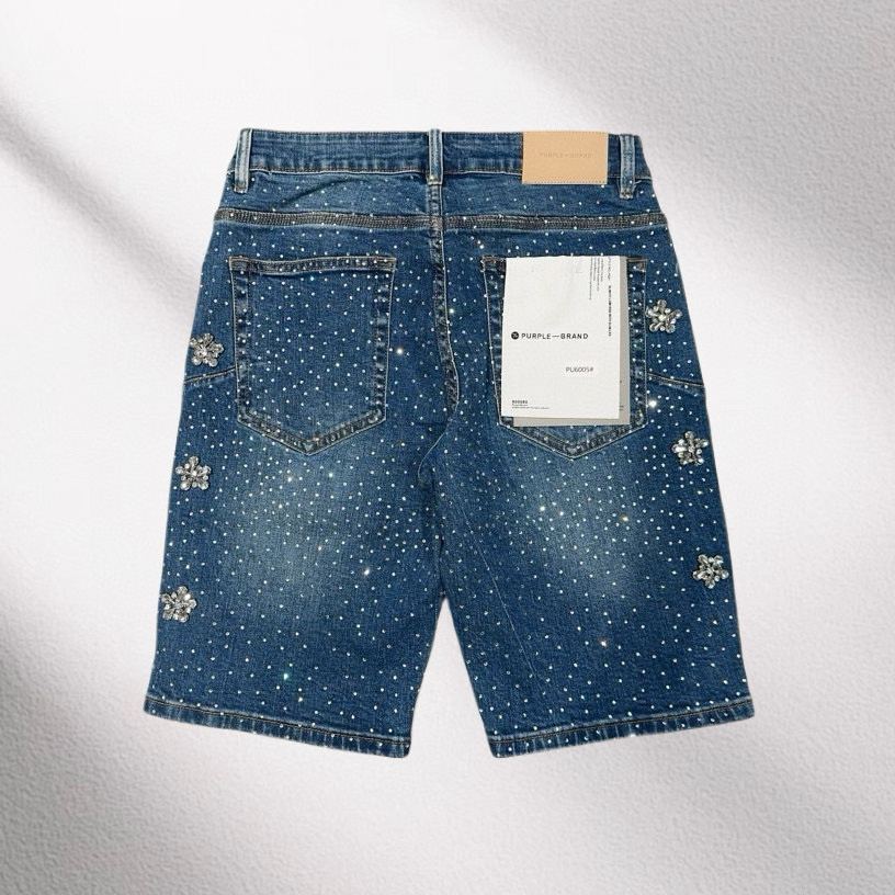 Purple-Brand Denim Shorts    6005 - PerfectKickZ