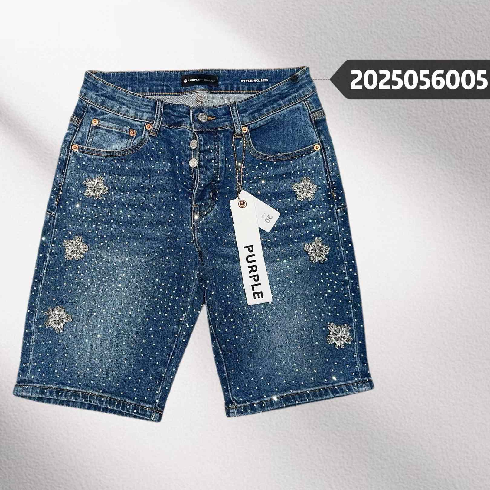 Purple-Brand Denim Shorts    6005 - PerfectKickZ