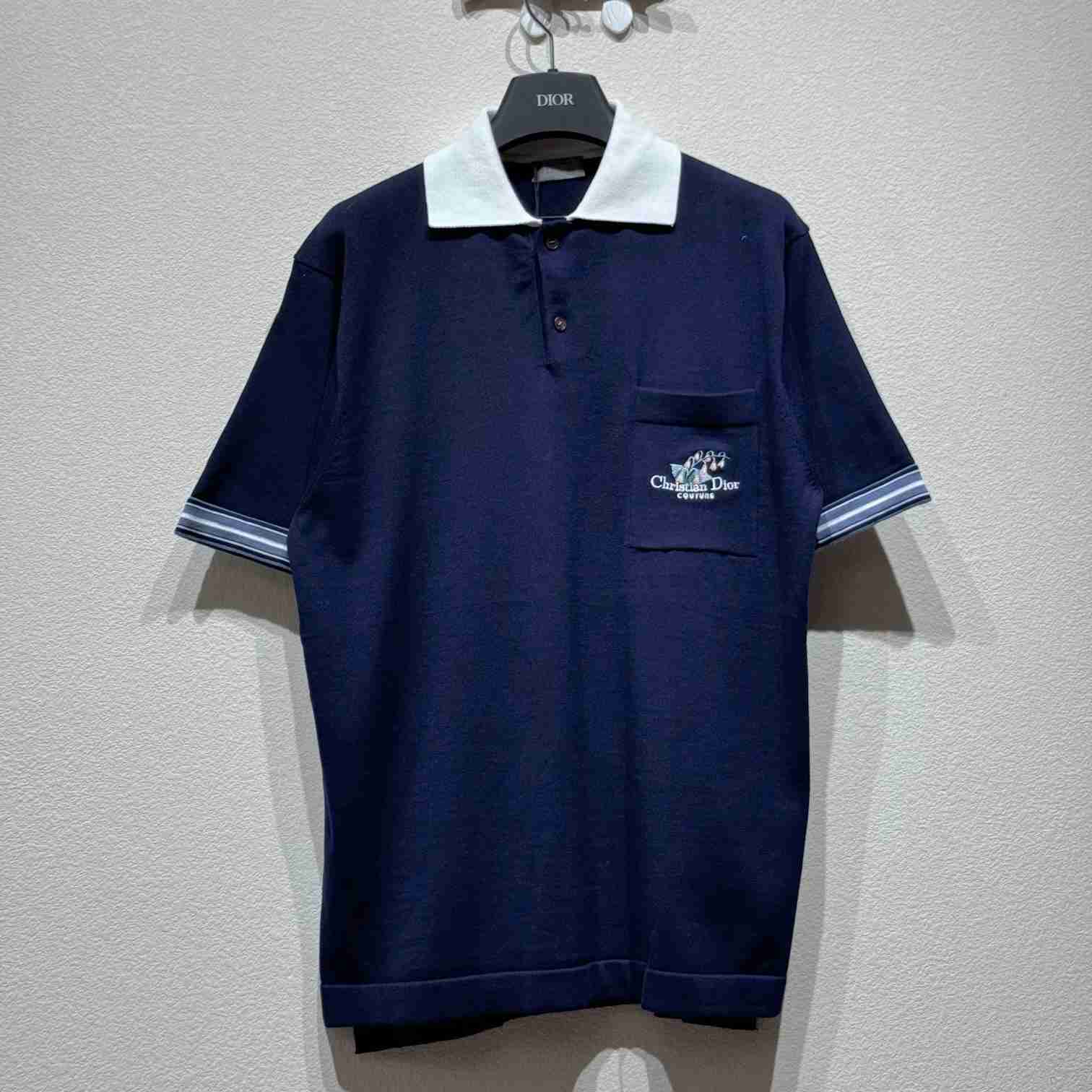 Christian Dior Couture Lily of the Valley Polo Shirt - PerfectKickZ