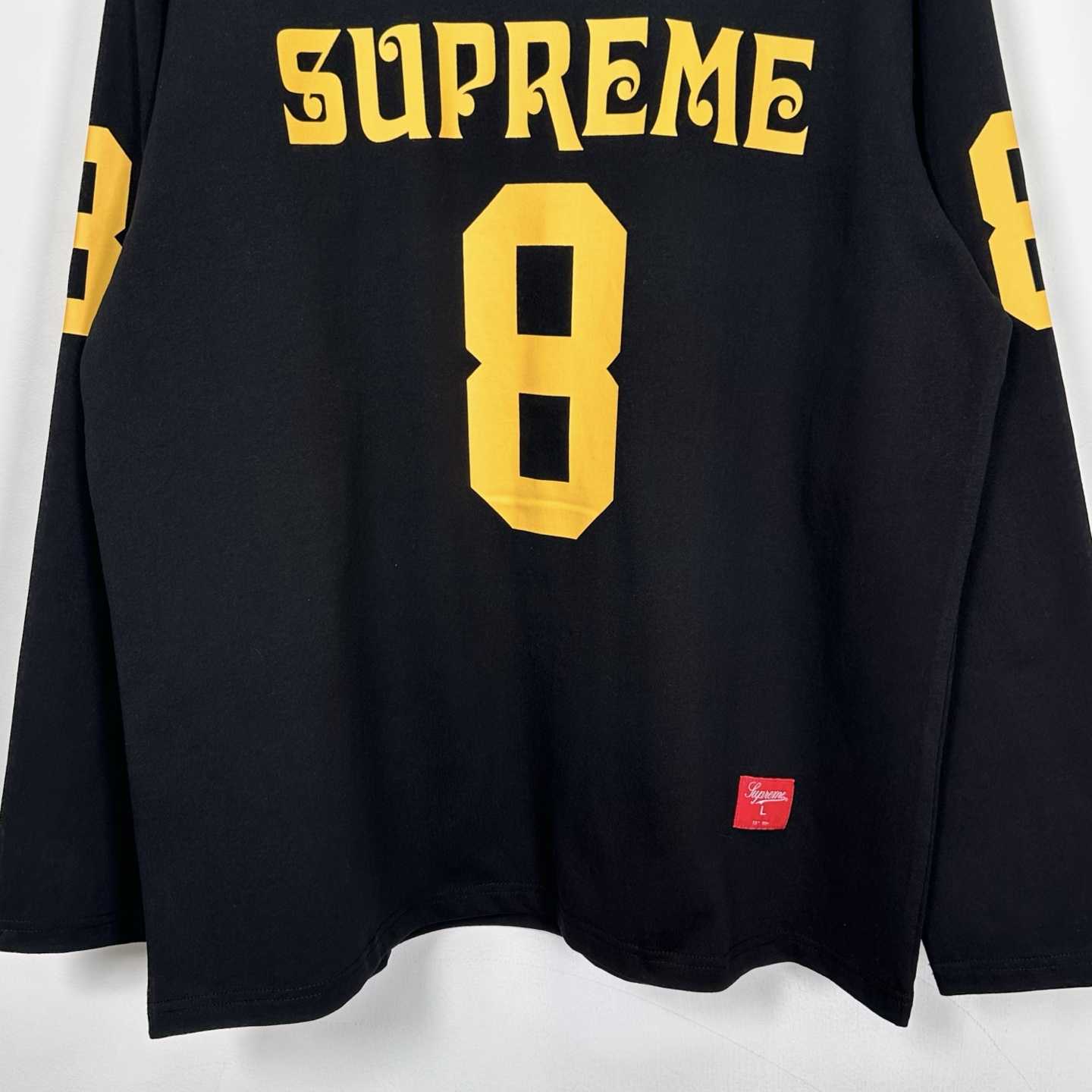 Supreme Affiliated L/S Football Top Black - PerfectKickZ