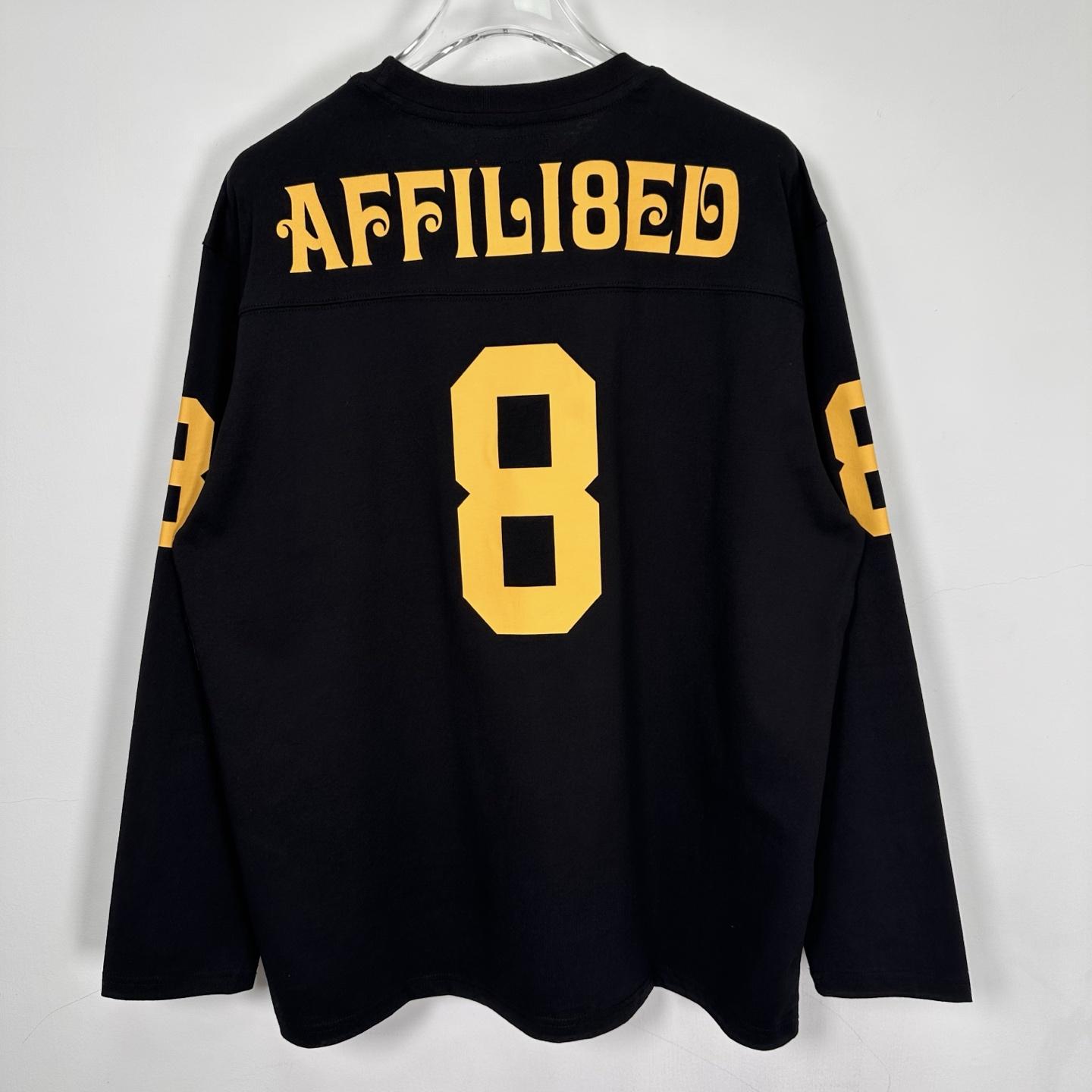 Supreme Affiliated L/S Football Top Black - PerfectKickZ