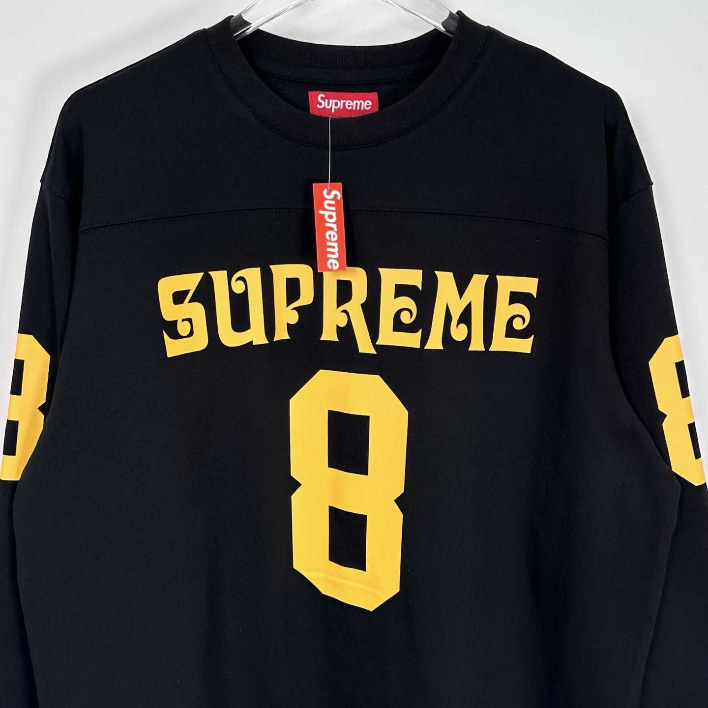 Supreme Affiliated L/S Football Top Black - PerfectKickZ