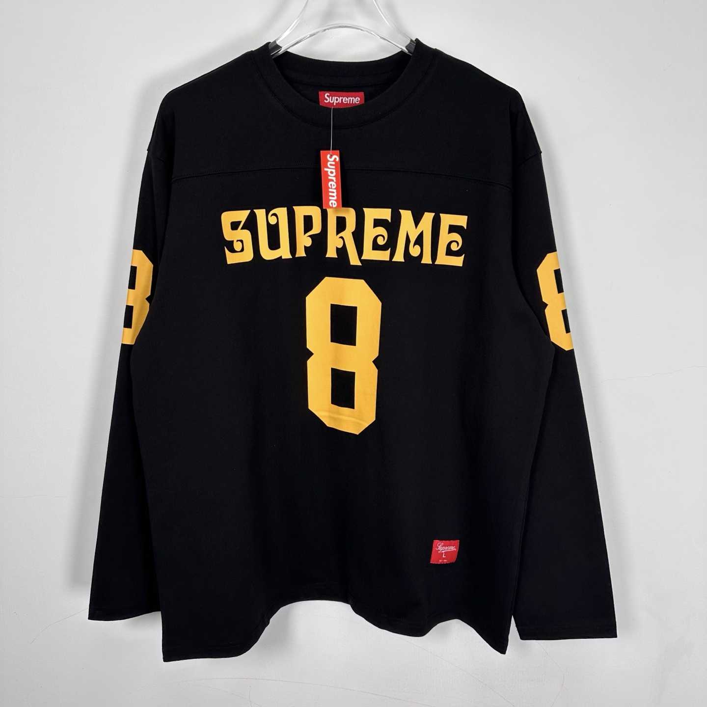 Supreme Affiliated L/S Football Top Black - PerfectKickZ