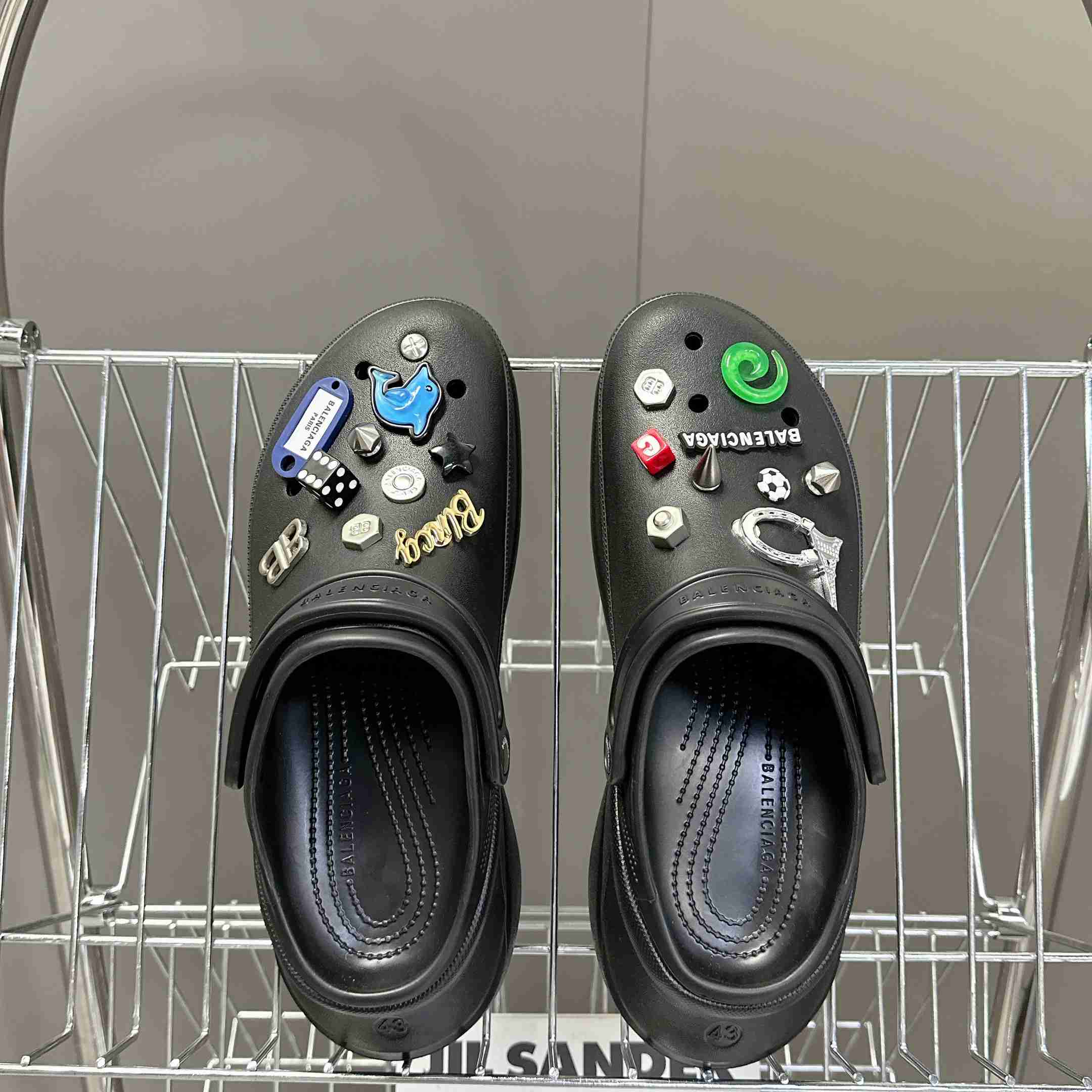 Balenciaga Crocs™ Mule In Black - PerfectKickZ