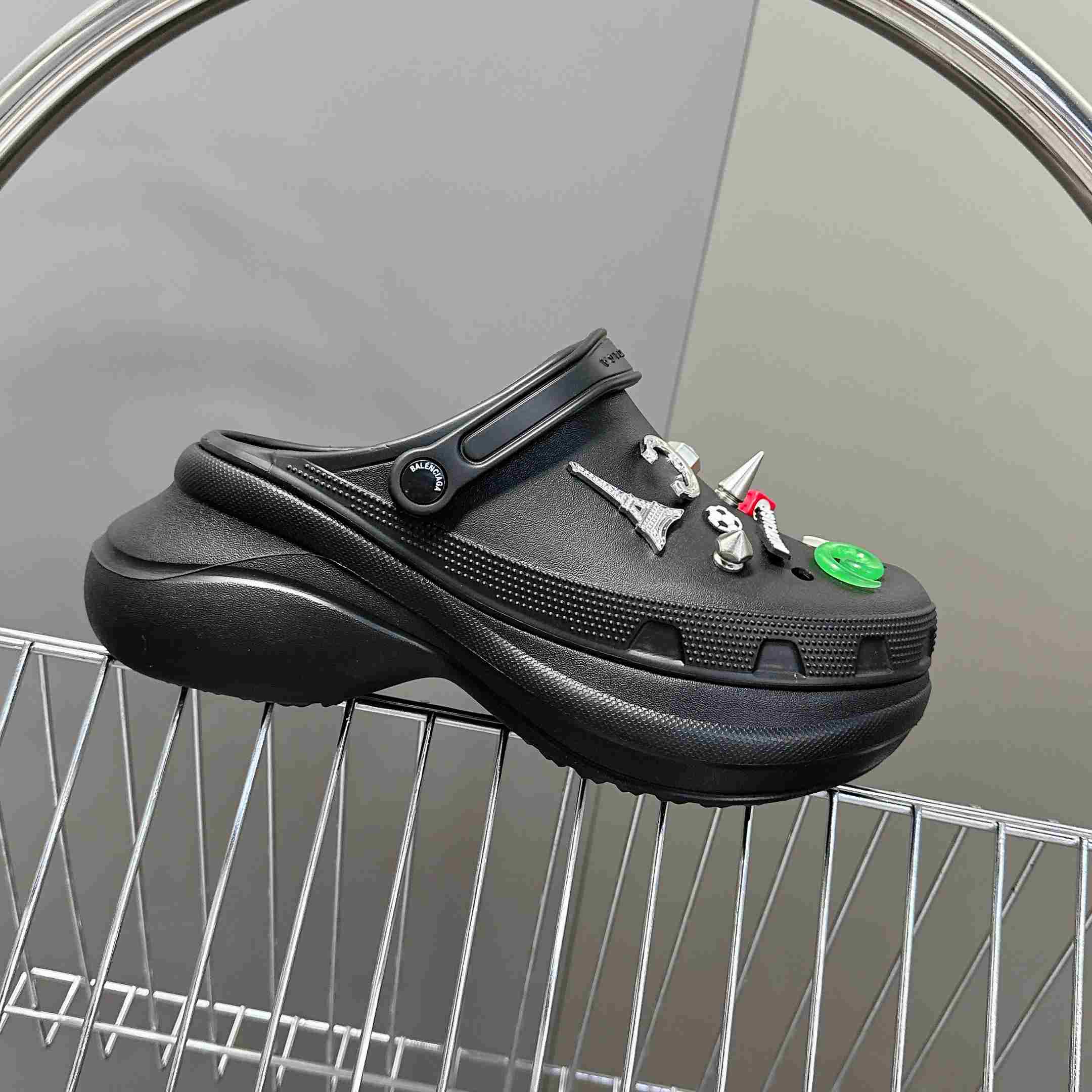 Balenciaga Crocs™ Mule In Black - PerfectKickZ
