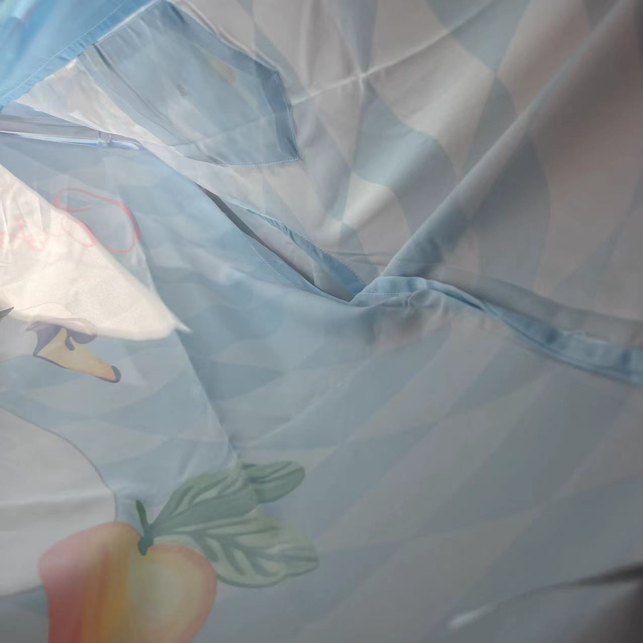 Casablanca Damiers Et Cygne Bleu Silk Twill Shirt - PerfectKickZ