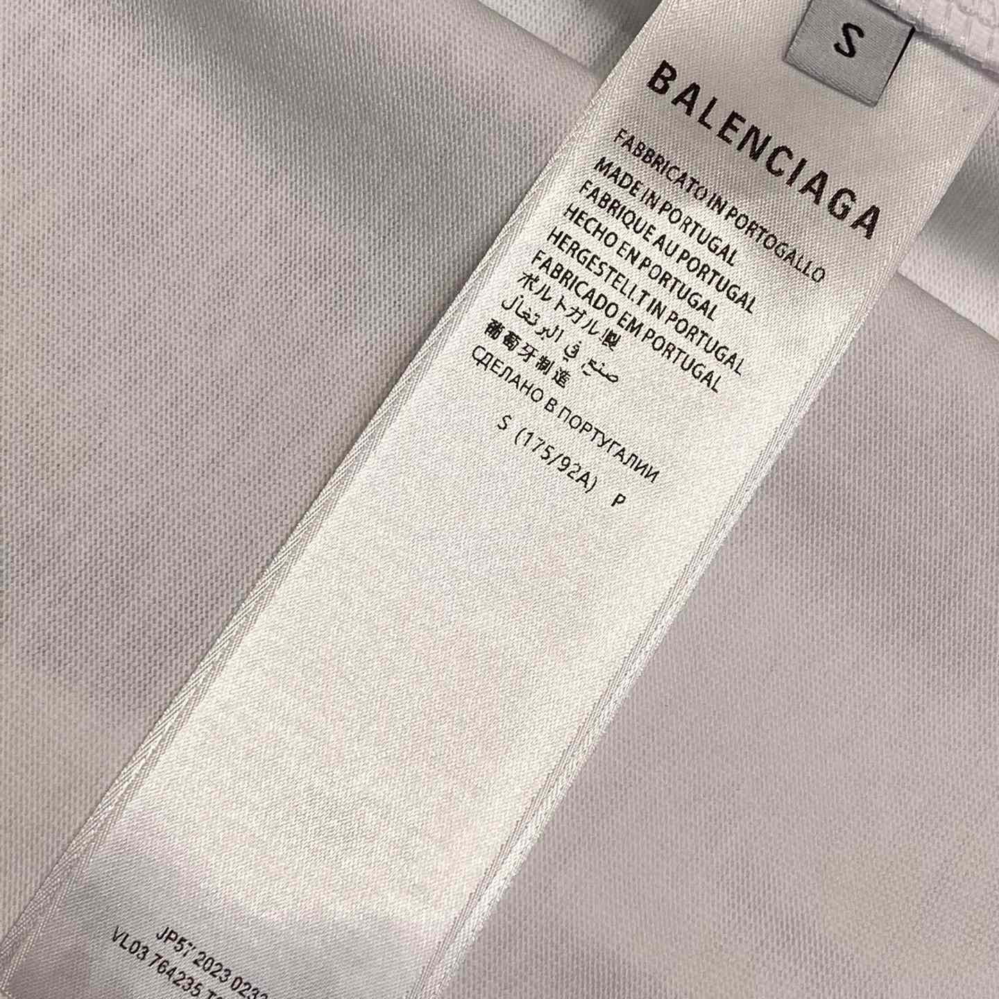 Balenciaga 360 Sunglasses T-Shirt Medium Fit In Dirty White - PerfectKickZ
