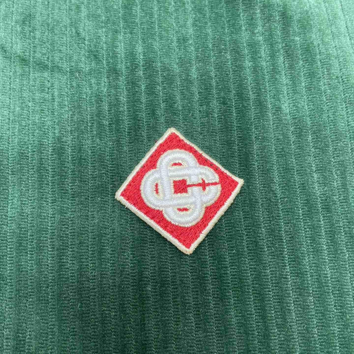 Casablanca Rib Velour Polo Shirt   c877 - PerfectKickZ