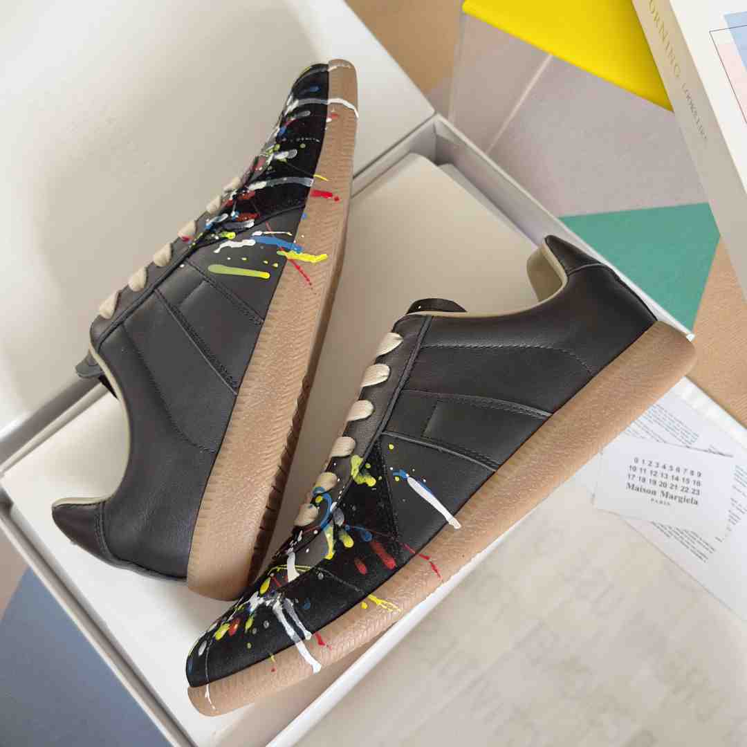 Maison Margiela Wmns Replica Low 'Paint Splatter - Black Pollock' - PerfectKickZ