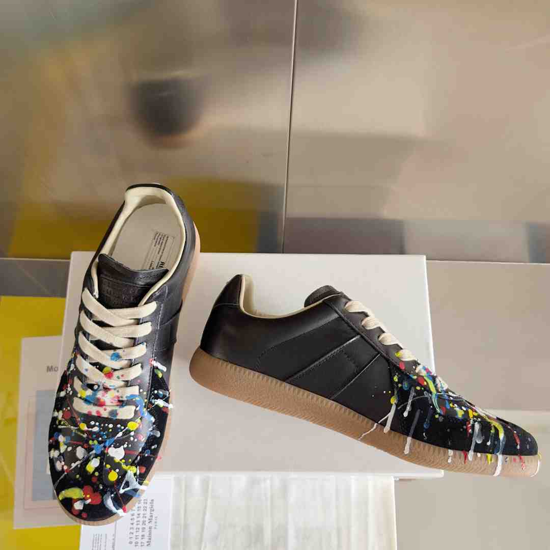 Maison Margiela Wmns Replica Low 'Paint Splatter - Black Pollock' - PerfectKickZ
