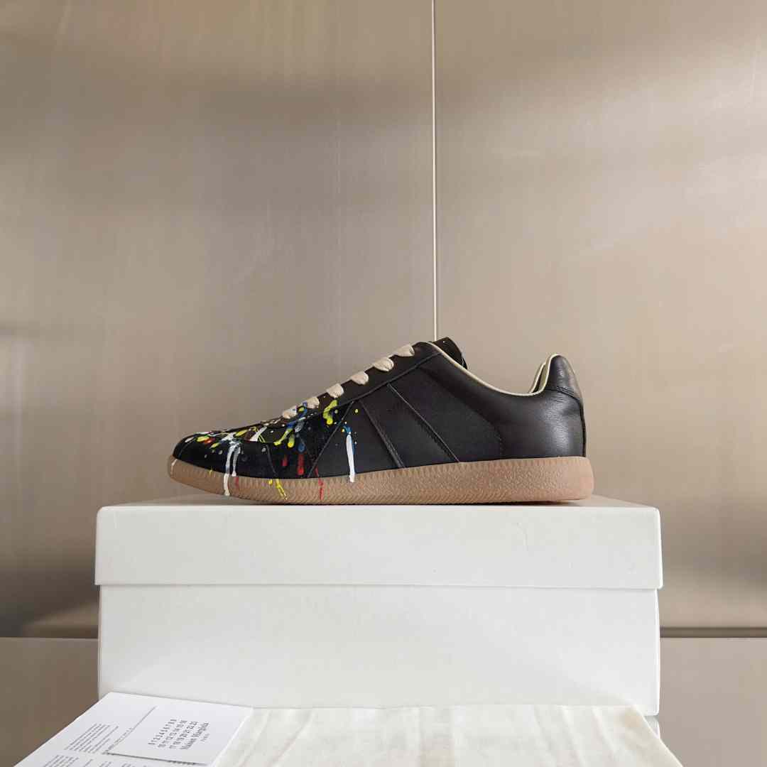Maison Margiela Wmns Replica Low 'Paint Splatter - Black Pollock' - PerfectKickZ