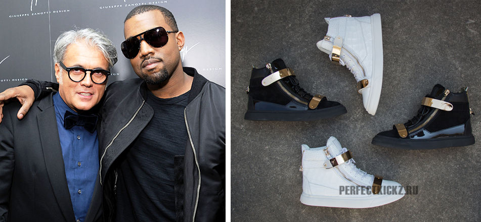 Shop Kanye West Giuseppe Zanotti sneakers on perfectkickz.com