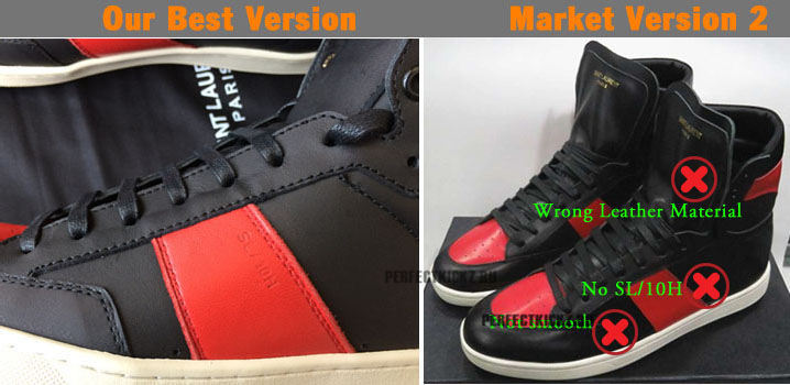 saint laurent paris sl/10h high top sneakers
