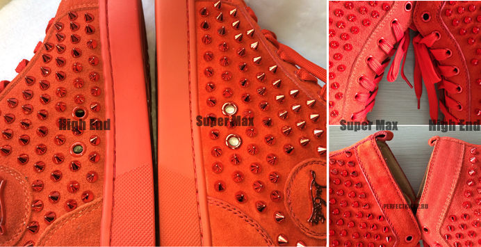 christian louboutin men sneakers with red soles