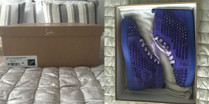 PerfectKickz customers reviews about limited version christian louboutin spiked mens flat sneakers